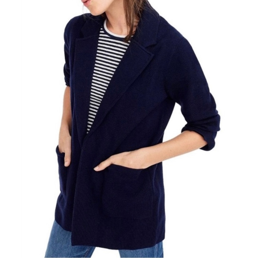 NWT JCrew Open Sweater Blazer